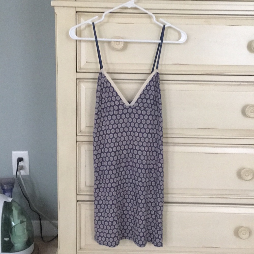 Blue and cream sleep dress. Never worn.